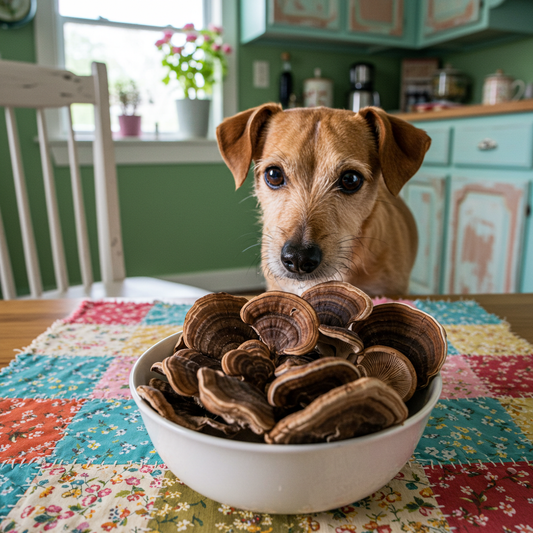 Hongos Medicinales para Mascotas: Calma, Vitalidad y Bienestar para los amigos peludos.